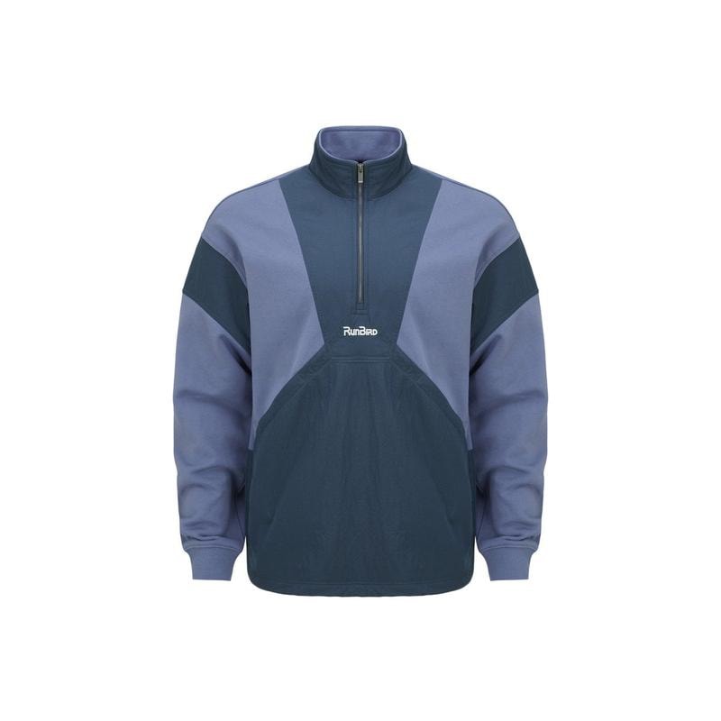 男女兼用 ウーブンパッチ コットン ハーフジップ アノラック 32YE455115