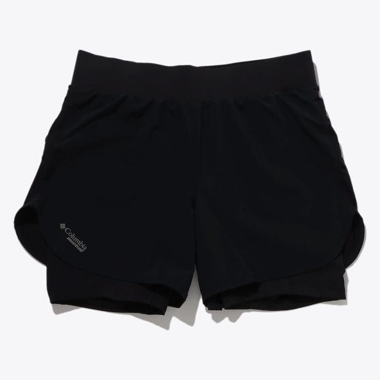 ウィメンズエンドレストレイル2in1ショーツ L ブラック #AR7161-010