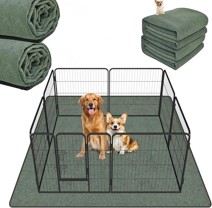 洗えるペットシーツ ペットマット おしっこマット ペット用 トイレ(ライトグリーン, 150x90CM「2枚」ライトグリーン)