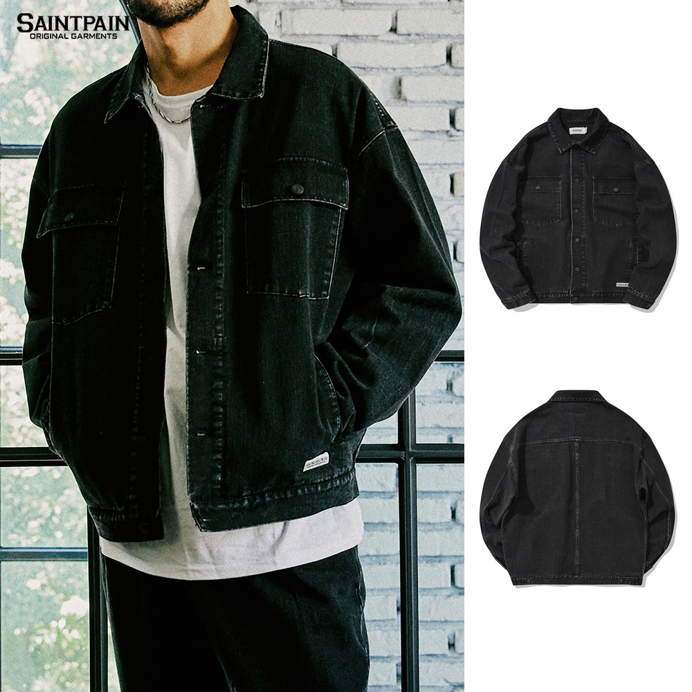 BTS 着用 ブランド SP OVERSIZE WASHED DENIM JACKET