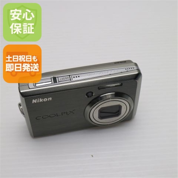 美品 COOLPIX S600 チタンシルバー Nikon デジカメ 219