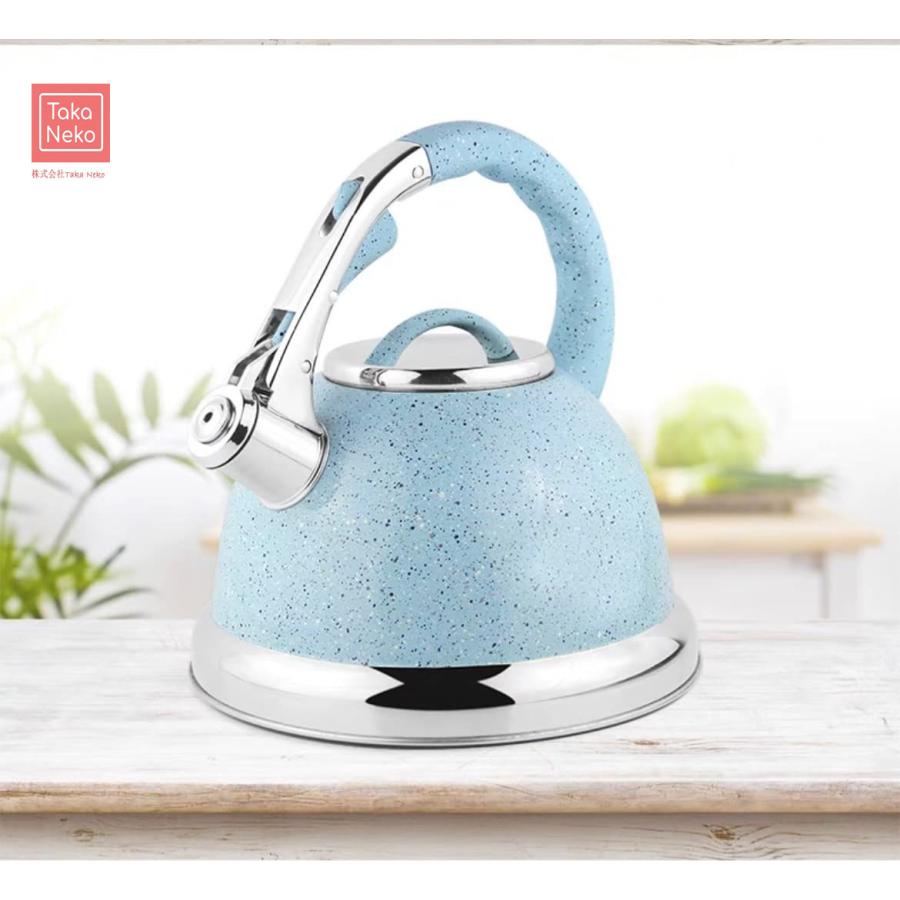 ケトル やかん 調理器具 お湯 3.5L キャンプホブケトル ホイッスルガスストーブやかん やけど防止ハンドルキッチン調理ケトル ホテル大容量湯沸しケトル ティー