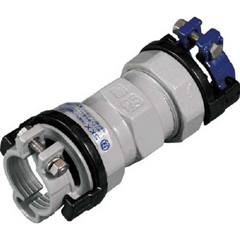 川西水道機器　ポリエチレン管×塩ビ管用異種管継手SKXソケット　SKXSP50XV50