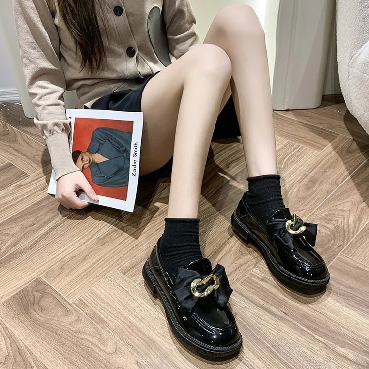 ローファー シューズ パンプス ローファー 毎日履きたい 今が絶対買い流行の靴 レディース 蝶結び 4,555円