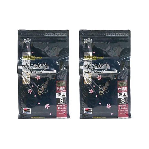 鯉の餌　咲ひかり　色揚用　浮上　Ｓ　２ｋｇX２　錦鯉　餌　飼料　お一人様３点限り　ＣＲＣ10―41―70―10―00