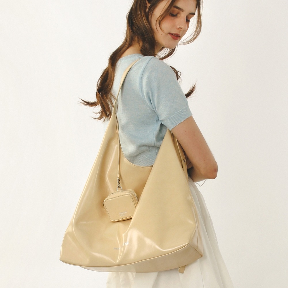 マーマルールズ [ポーチセット] ベラレザーショルダーバッグ_バターイエロー