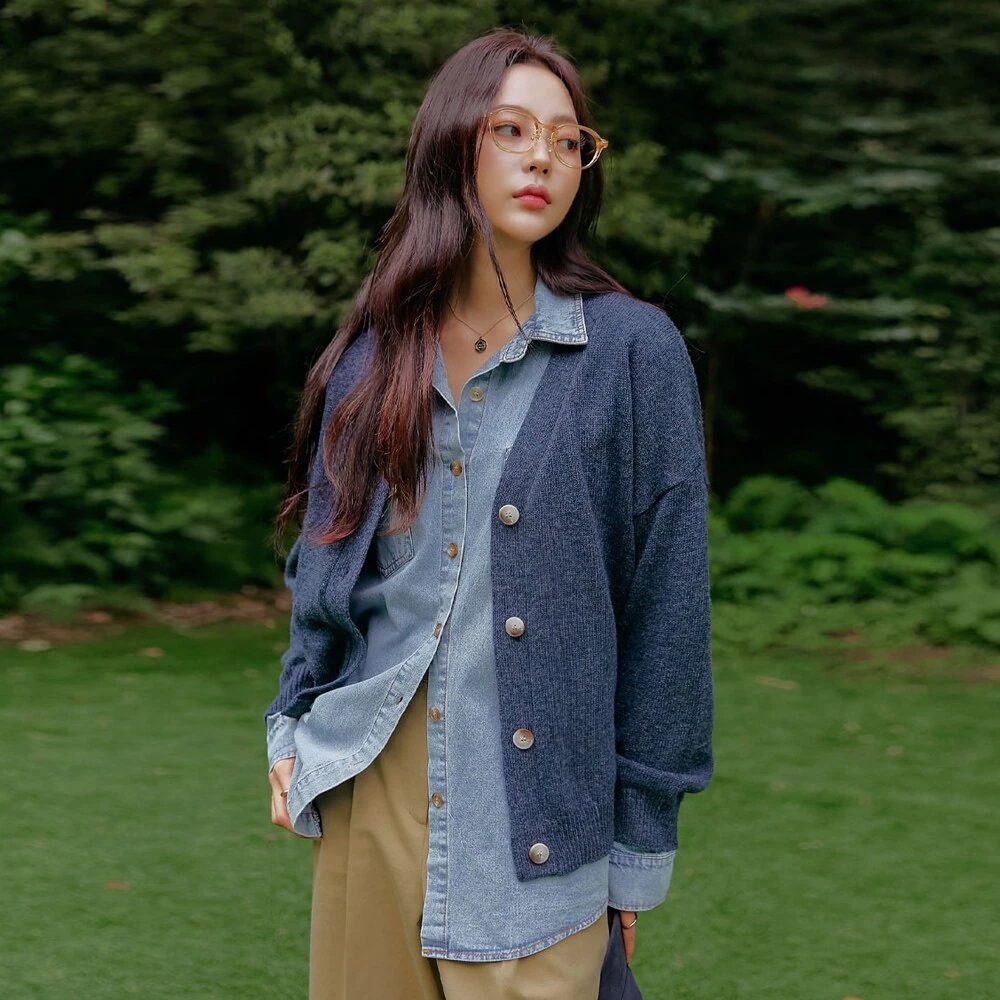 [8色] ウール混ニットカーディガン WITH CELEBRITY _ LEE YEONHEE