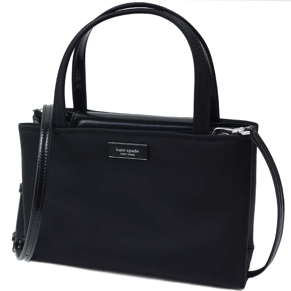 ケイトスペード ショルダーバッグ トートバッグ レディース ブラック KATE SPADE SAM ICON small tote NYLON BLACK KB139 001 14,850円