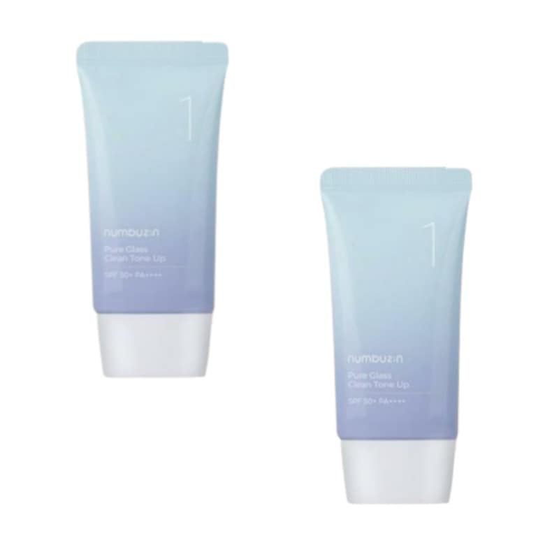 1番 ガラスの卵 澄んだトーン アップクリア SPF50 + PA +++, 50ml 2個