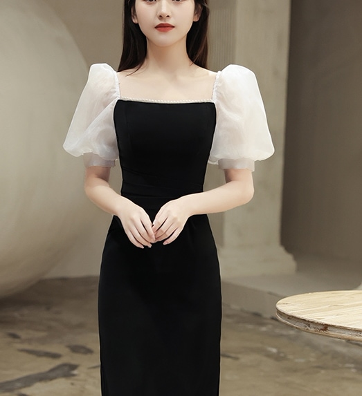 Iラインミモレ丈ドレス ミモレ丈 袖あり 爽やか 大人スタイル 大人可愛い きれいめ シンプル カジュアル 大人 上品 おしゃれ かっこいい レトロ アジアン 大人可愛い 大人女子 こなれ感