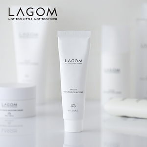 LAGOM（ラゴム） センシティブ シカクリーム 60ml スキンケアクリーム デイクリーム クリーム フェイスクリーム 保湿クリーム シカ クリーム 敏感肌 ゆらぎ肌 乾燥 保湿 韓国コスメ 韓国