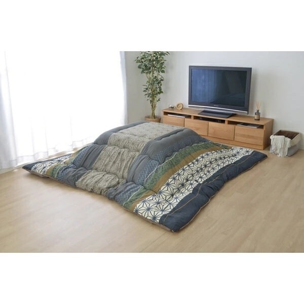1160480190203 こたつ布団 長方形 掛け単品 ネイビー 約205×245cm メーカー直送