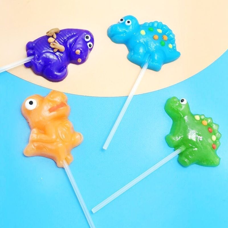 子供時代の思い出 g 恐竜 カートゥーン ロリポップ キャンディー フレーバー ハードキャンディー 子供用 カジュアル スナック キャンディー ギフト誕生日プレゼント