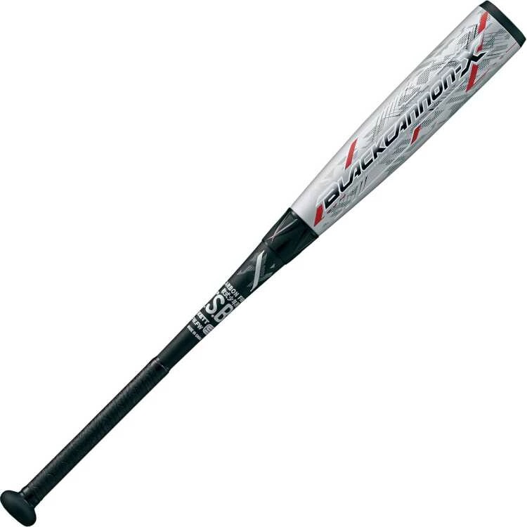 少年軟式野球FRPバット ブラックキャノンX（ten 10） 長さ76cm580g平均 ブラック×シルバー #BCT75206-1913