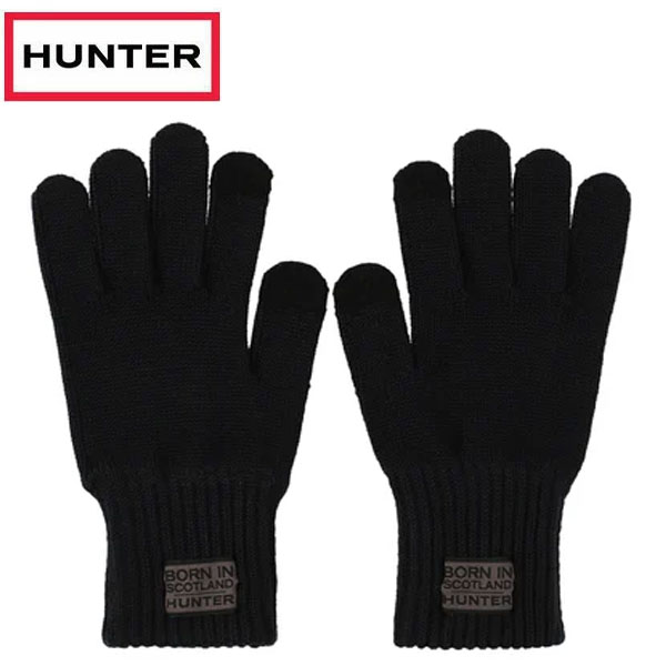 ハンター HUNTER リファインド ニッテッド グローブ 手袋 UAG5534RPY-BLK