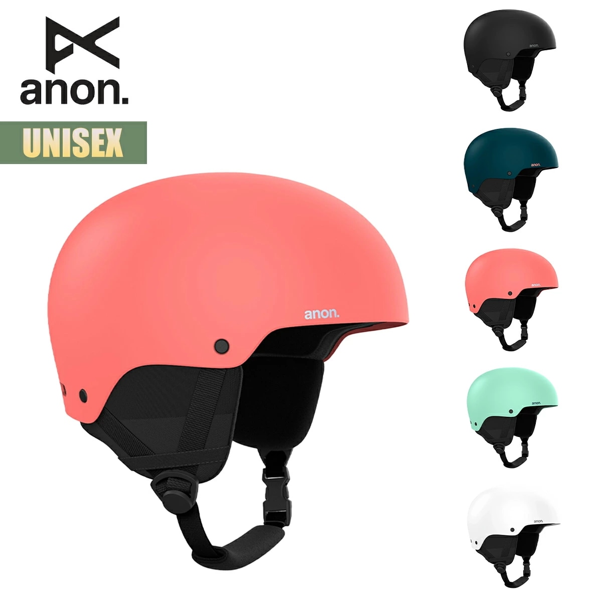 アノン ヘルメット 24-25 Anon レイダー 3 ヘルメット ラウンドフィットRaider 3 Helmet Round メンズ レディース Fit 自動フィット調節 簡単装着