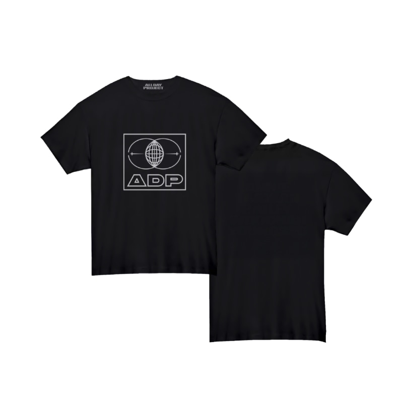 [公式] ALLDAY PROJECT [FAMOUS] OFFICIAL MD : BLACK GLOBE T-SHIRT
