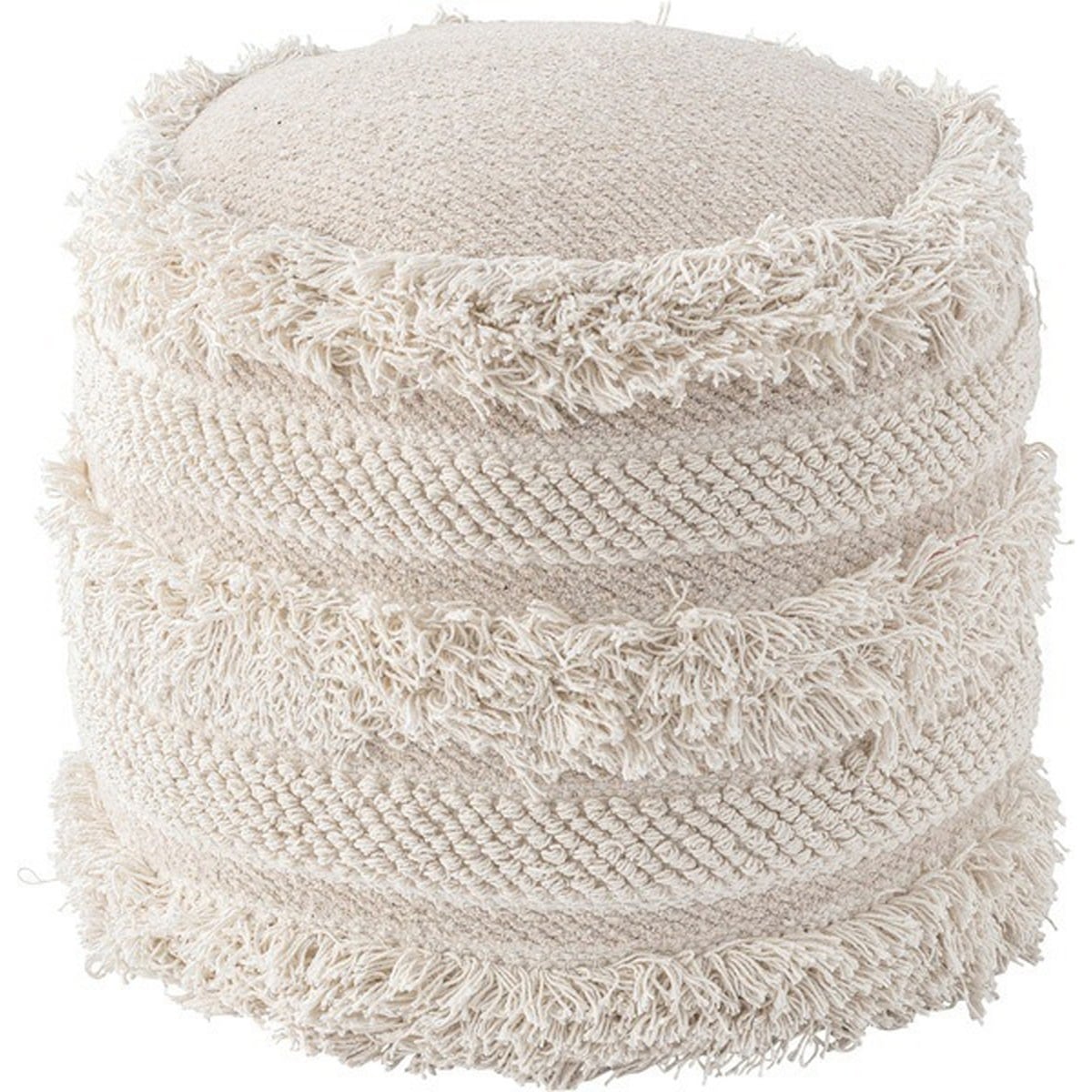 ラウンドスツール cotton round stool クッション スツール 丸型 直径45cm シャギー 椅子 おしゃれ かわいい ガーリー ビーズクッション 綿 コットン 座椅子 フロアクッション