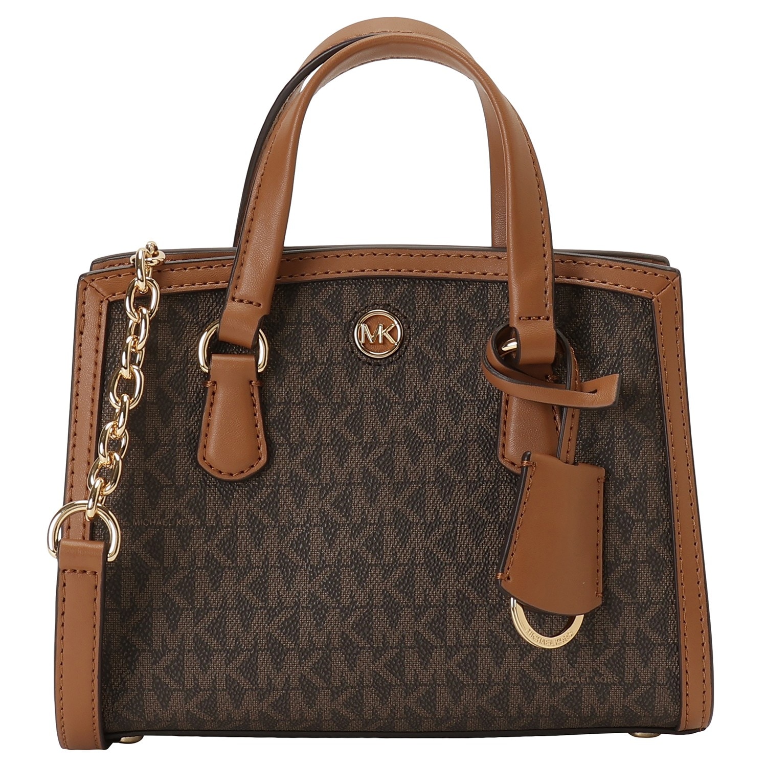 マイケルコース バッグ MICHAEL KORS レディース 32R3G7CC0B 252 BRN/ACORN シャンタル クロスボディ エクストラスモール MKシグネチャー 2WAY ショルダーハ
