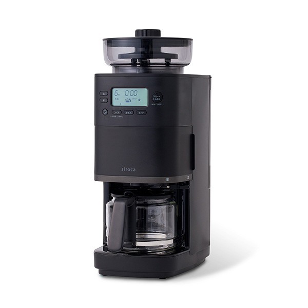 CM-6C271 ブラック カフェばこPRO コーン式全自動コーヒーメーカー (6杯分)