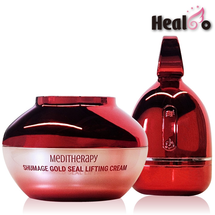 【美顔器+クリーム】シューマジ ゴールド糸 リフト アップクリーム50ml + EMS美顔器セット 韓国美顔器+クリーム ホームエステ 韓国コスメ 5,005円