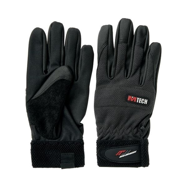 （まとめ）ミタニコーポレーション 合皮手袋 エムテック Lサイズ 209063[x5セット]