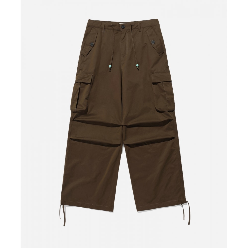 体育科 PHYPS コットンツイル カーゴ パンツ ブラウン