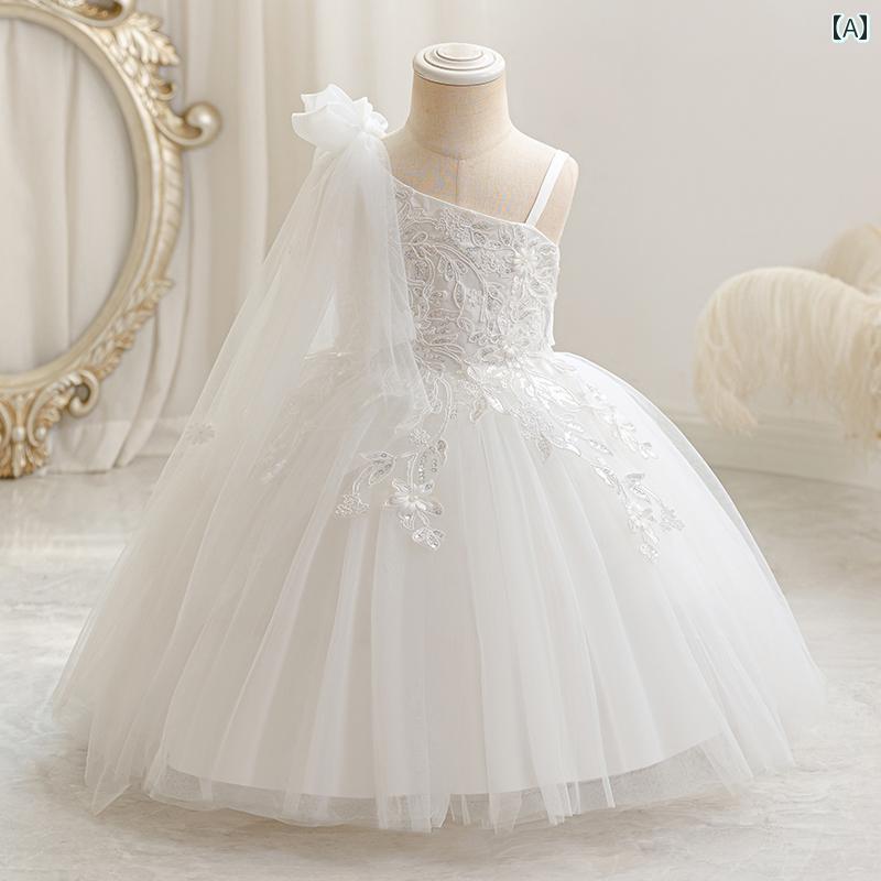 キッズ ドレス ジュニア ファッション 女の子 誕生日 パーティー チュチュ スカート 子供 演奏会 衣装 フラワーガール ウェディング プリンセス ステージ 衣装