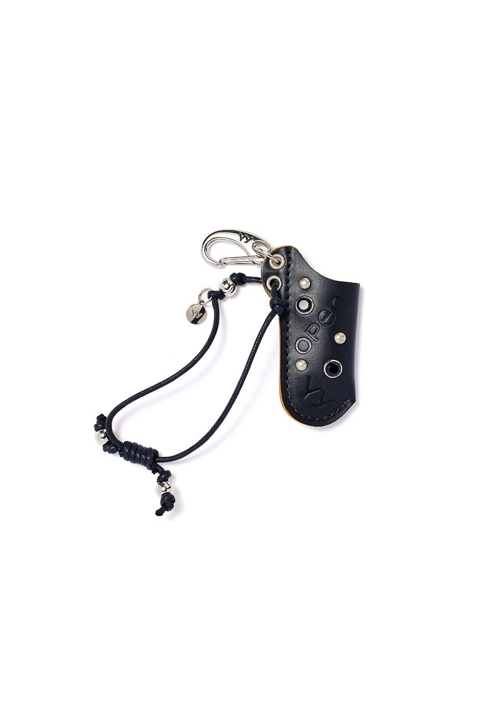 【OPEN Yy】 STUD LIGHTER CASE KEYCHAIN : BLACK