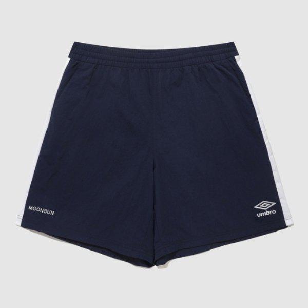 半ズボン LQC UQ223CHP45-NVY [X MOONSUN] 4部ウーブンショーツ / NAVY