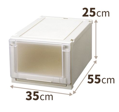 天馬 3525-2P/CAP(UNIT55) 【2個セット】フィッツユニットケース（3525×2個セット・カプチーノ） 35252PCAPUNIT55