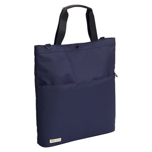 （まとめ買い）キャリングトートバッグ ネイビー A-7583-11 00024935 [x3]