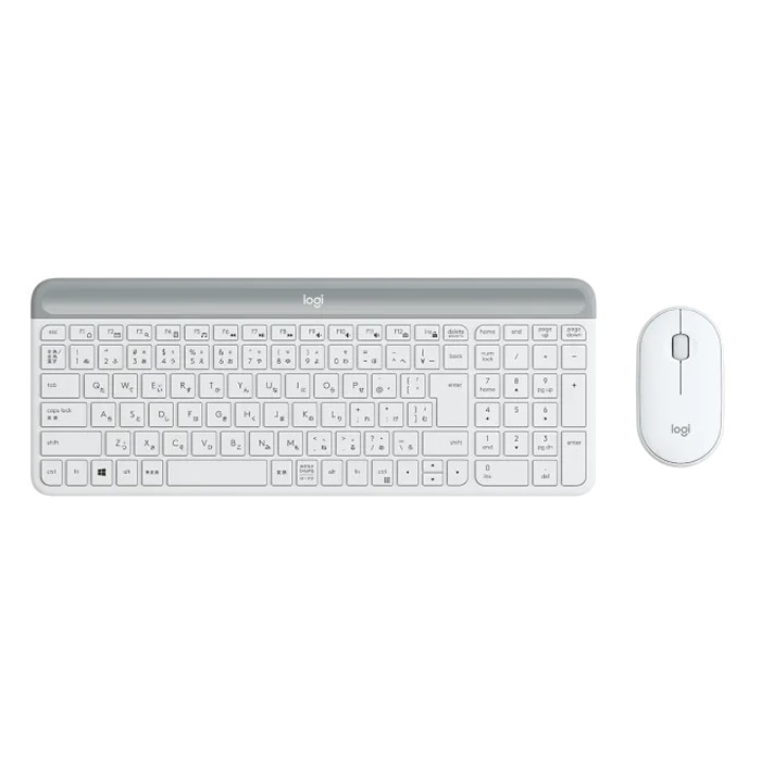 スリムワイヤレス キーボード &マウス セット MK470 オフホワイト 日本語 MK470OW