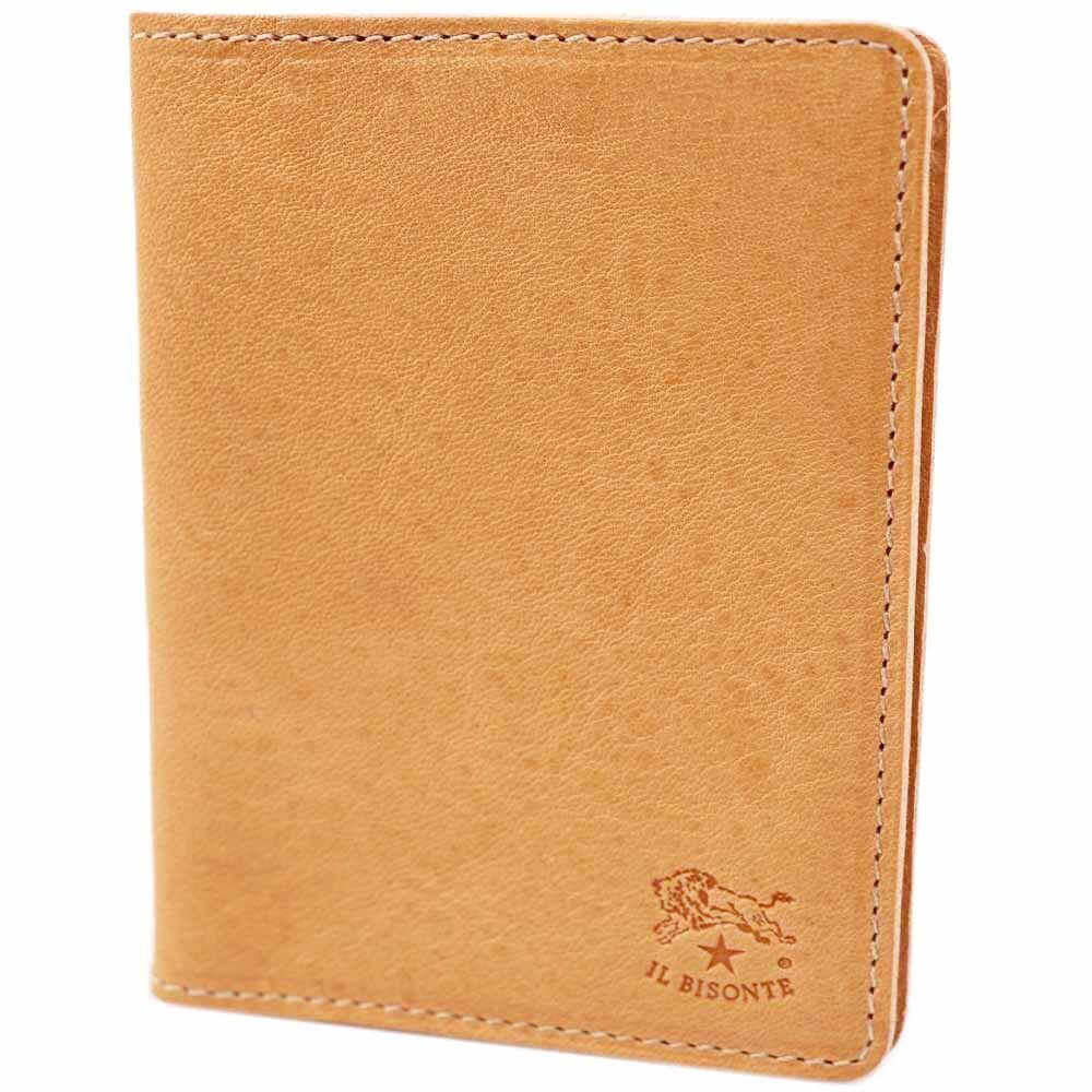 イルビゾンテ IL BISONTE カードケース パスケース SCC003 PV0005 NA106X Naturale Cowhide Leather SCC003-PV0005-NA106X