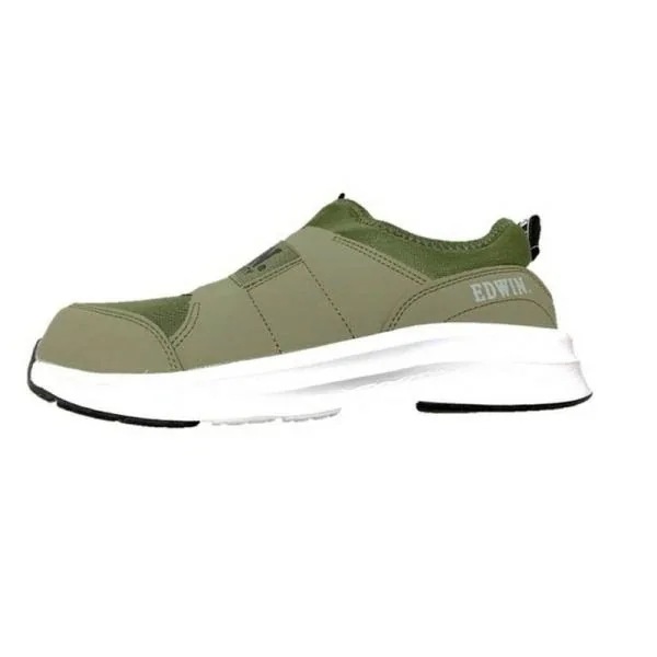 EDWIN セーフティシューズ253 カーキ 27．0cm ワークサポート 安全用品 ワークシューズ
