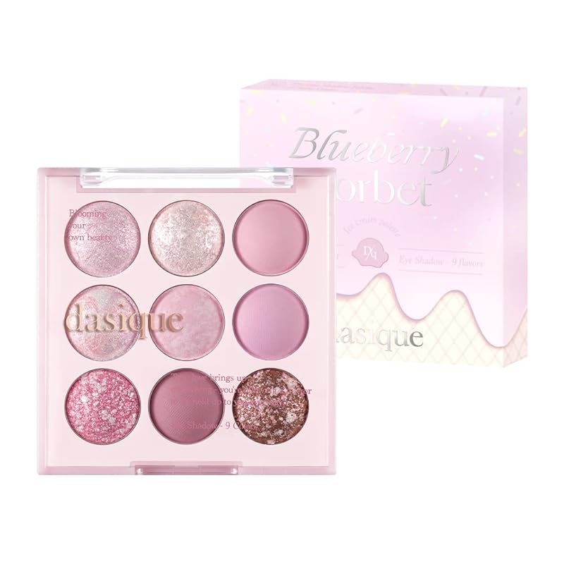 Dasique デイジーク #20 Blueberry Sorbet 9色アイシャドウパレット/アイシャドウ/涙袋メーカー/アイシャドウパレット