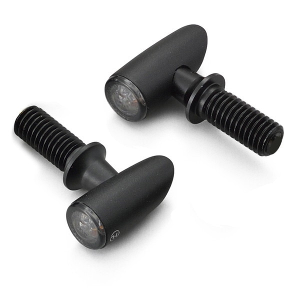 D17306 HIGHSIDER (ハイサイダー) LED ウインカー マットブラック ホワイトポジション付き フロント用 プロトンONE