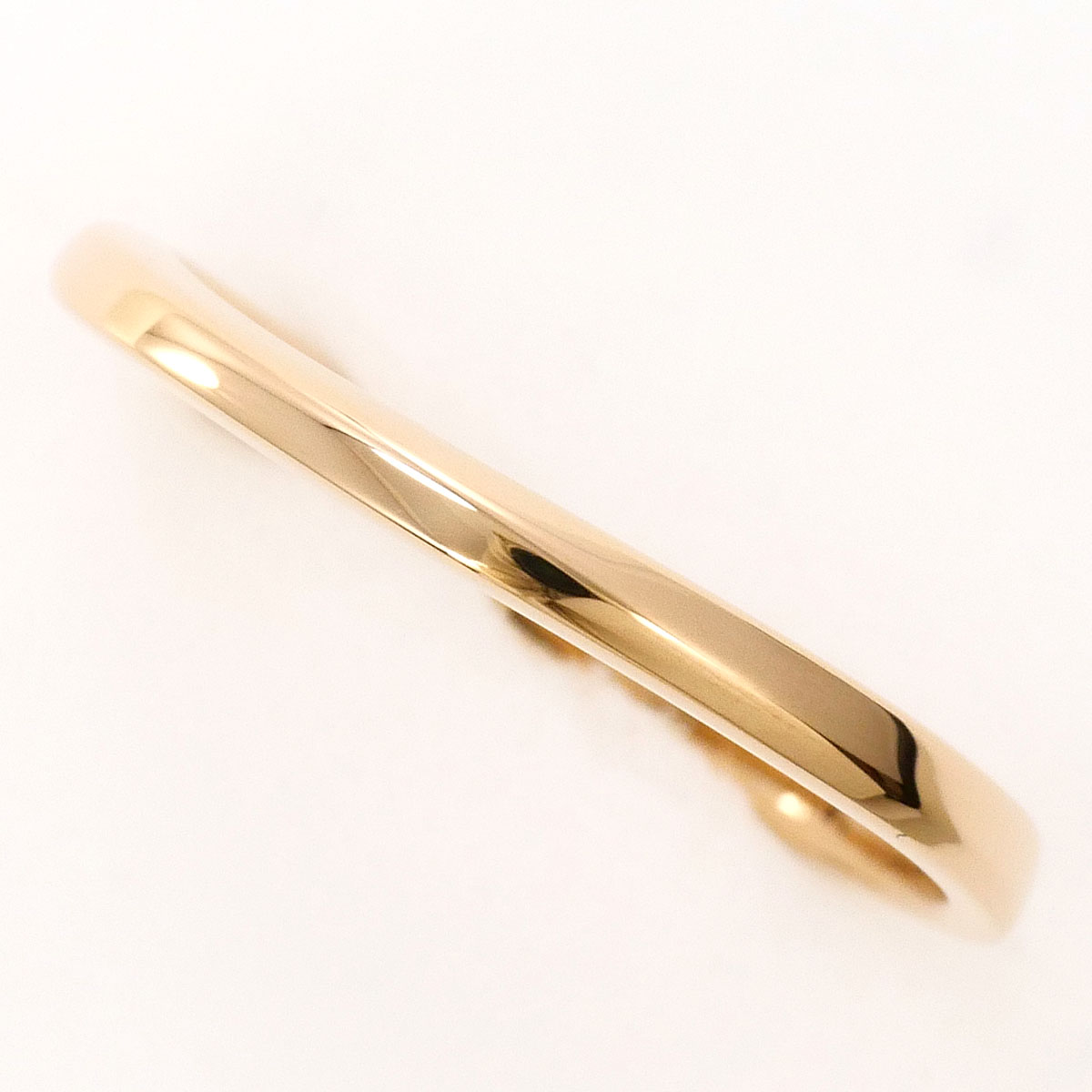 K18 18金 PG ピンクゴールド リング・指輪 10号 ダイヤモンド 0.007ct 総重量約1.7g 中古