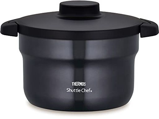 真空保温調理器 シャトルシェフ 2.8L (3~5人用) クールグレー 調理鍋ふっ素コーティング加工 KBJ-3001 CGY