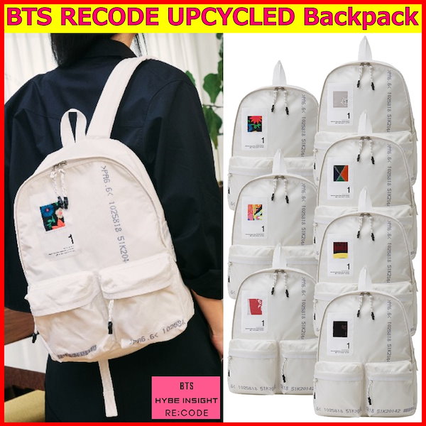 専門店の安心の1ヶ月保証付 【BTS テテ】RECODE UPCYCLED Backpack