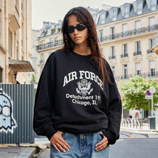 [裏起毛ミニ裏毛選択可能] エアフォース トレーナー FMT3076 / 4color W