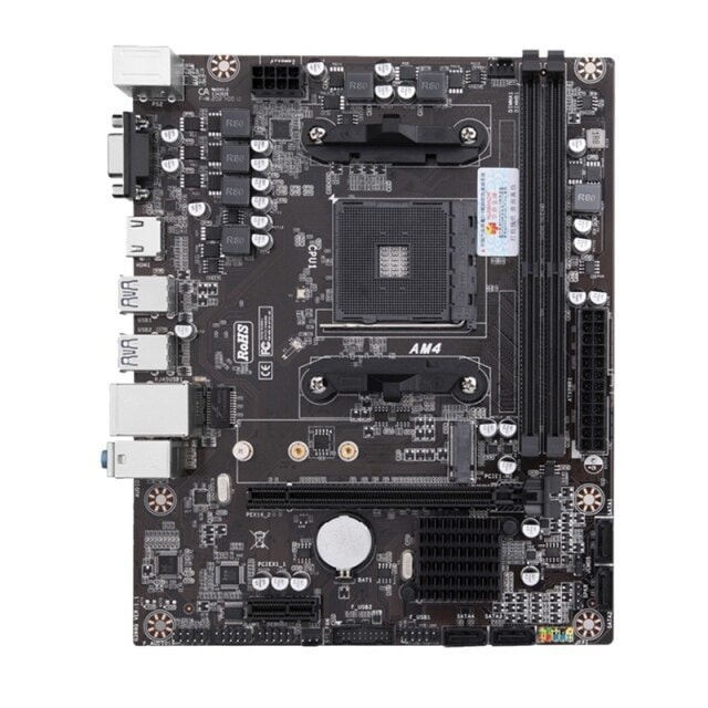 HUANANZHI A320 D4 16GB M-ATX Motherboard for AMD AM4 Support 1331 DDR4 2400 2666 3000MHz NVME