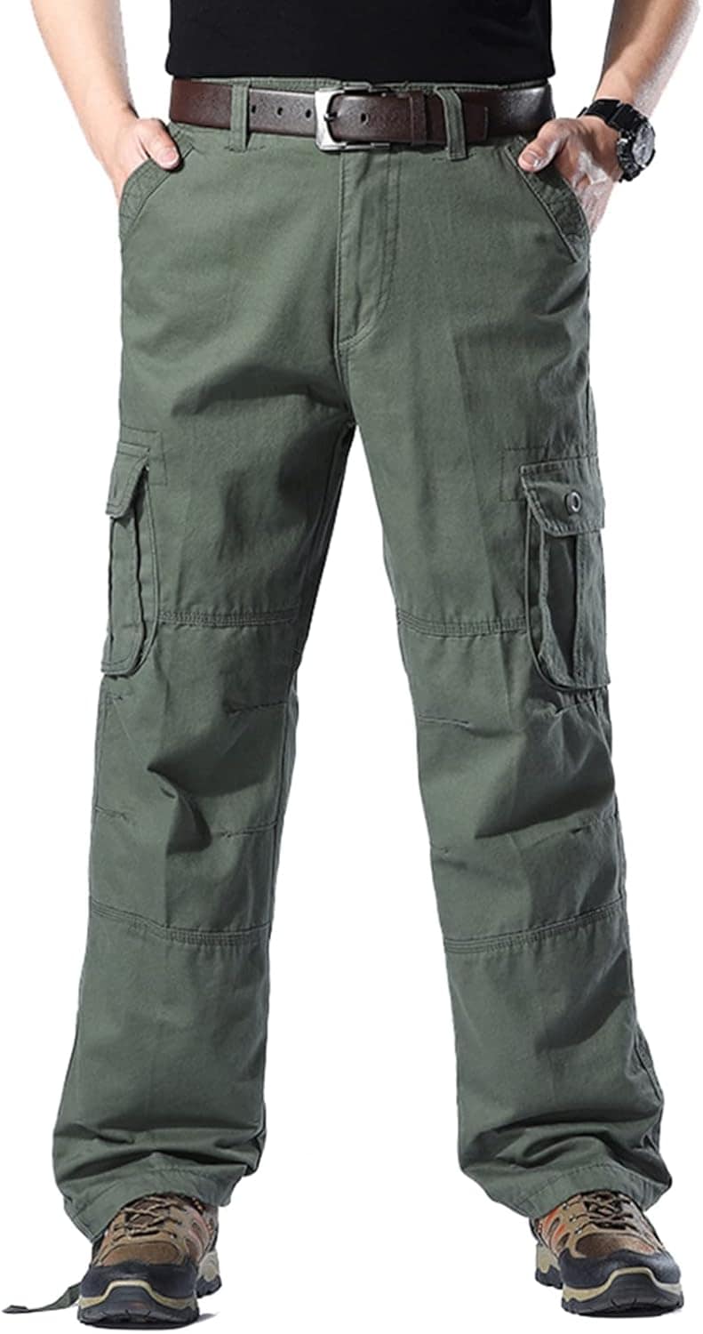 カーゴパンツ メンズ 作業パンツ ロングパンツ ミリタリー ビッグシルエット ポリエステル ウエストゴム 袴パンツ ボトムス ロング丈 リラックス 快適 カジュアル スポーツ 登山 サバゲー用 作業用