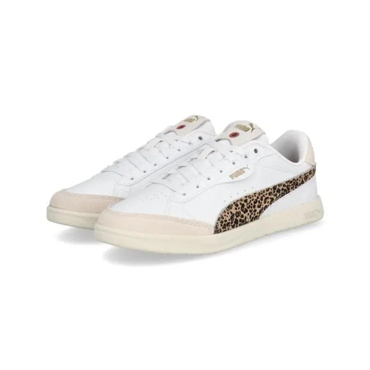 PUMA プーマ VIKKY STAR ANIMAL FLAIR レディーススニーカー 薄底(ビッキースターアニマルフレール) 404312 01 プーマホワイト/トーステッドアーモンド
