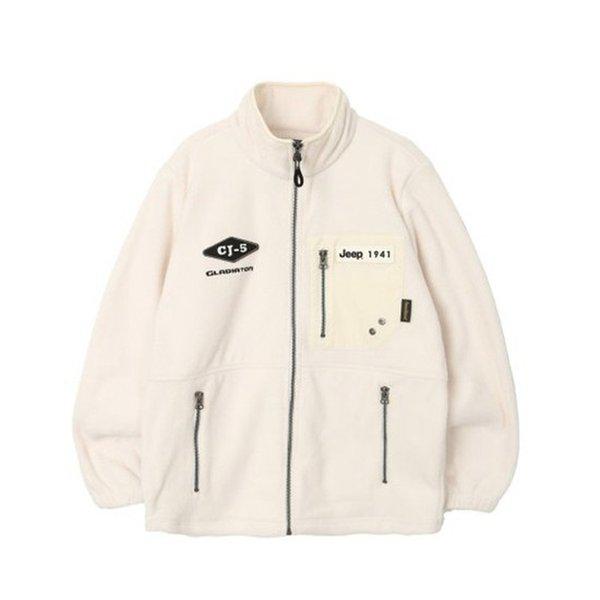 クラシック 男女兼用 フリース ジップアップ ジャケット JM4TZU405IV