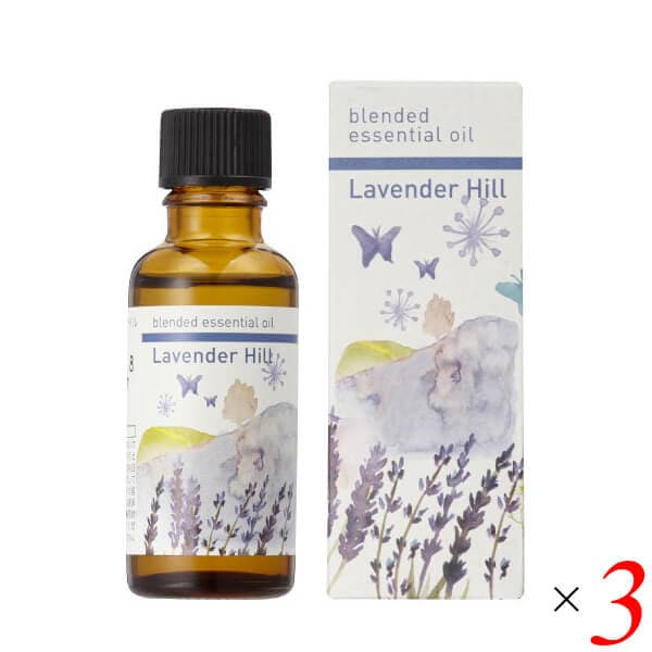 生活の木 ブレンドエッセンシャルオイル 30ml 3本セット ラベンダーヒル