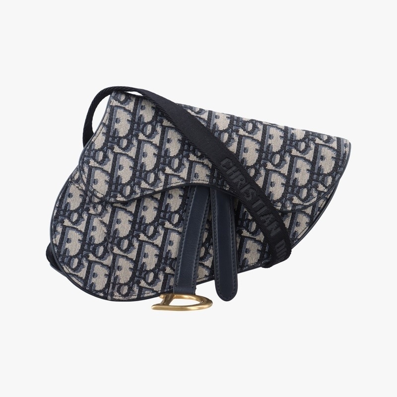 サドル ネイビー×グレー ジャガード 50-MA-1109中古