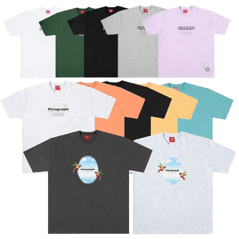 PARA 21SS skybird/Spring summer/smile flower tee