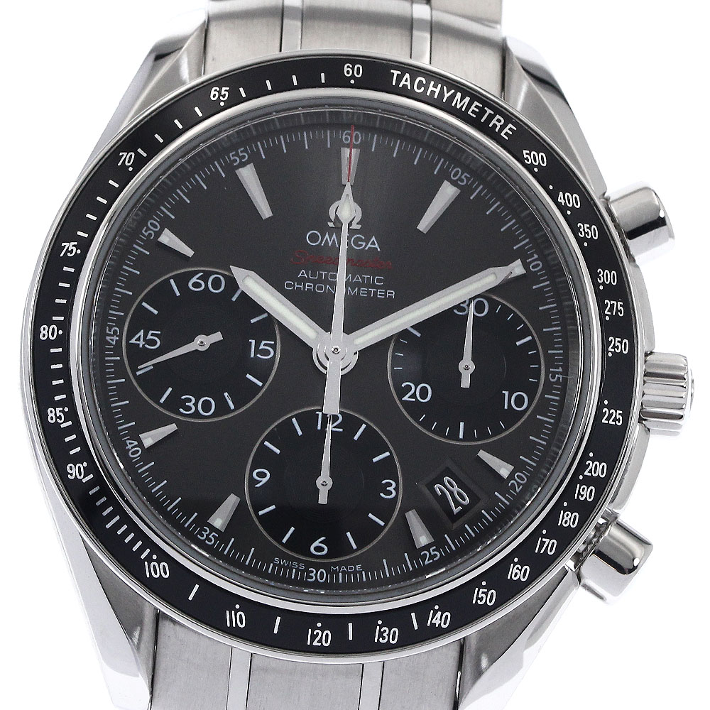 オメガ OMEGA 323.30.40.40.06.001 スピードマスター クロノグラフ デイト 自動巻き メンズ 良品 _895538【中古】