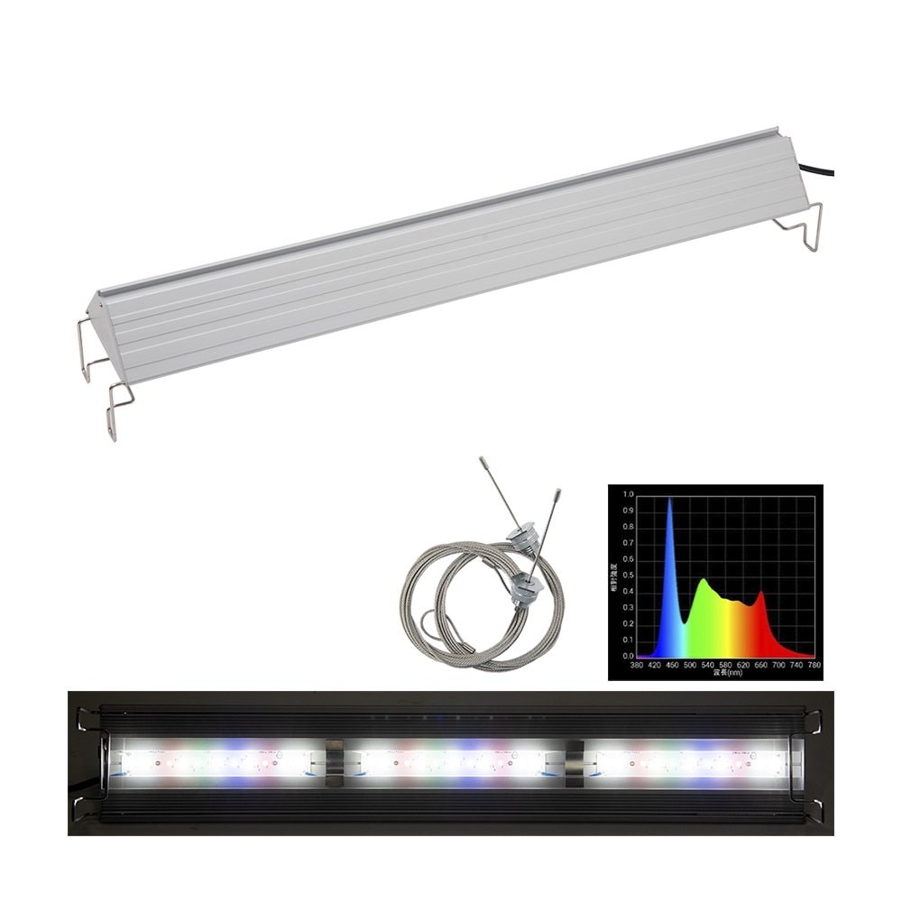 アクロ　ＴＲＩＡＮＧＬＥ　ＬＥＤ　ＧＲＯＷ　６００　３０００ｌｍ　６０ｃｍ水槽　照明　水草育成　熱帯魚　アクアリウム　ライト　ＣＲＣ10―15―10―40―40